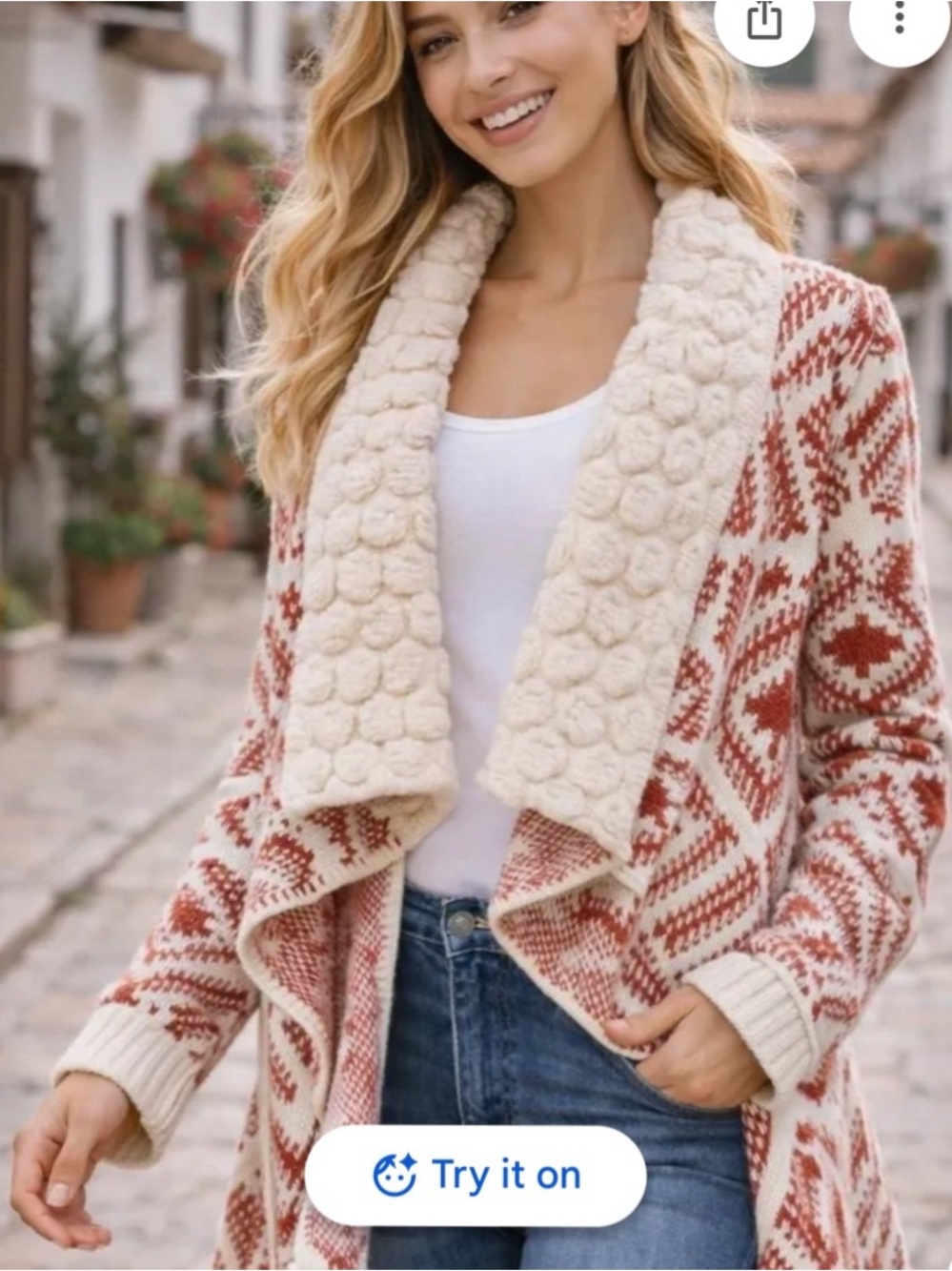 Anthropologie La Fee Verte Maple Trail Cardigan EUC Small